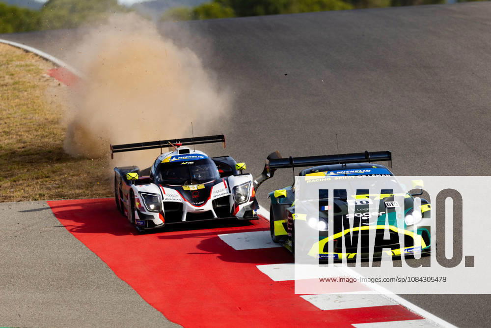 AUTO - MLC 2026 - PORTIMAO 09 IGLESIAS Louis (fra), DODDS Maxwell (gbr), ANS Motorsport, Ligier JS P325 - Toyota, LMP3, action 10 SAGER Philipp (aut), HASSE CLOT Valentin (fra), Racing Spirit of LÃ man, Aston Martin Vantage AMR GT3 Evo, GT3, action crash during the 6th round of the 2026 Michelin Le Mans Cup on the Autodromo Internacional do Algarve from October 8 to 10, 2026 in Portimao, Portugal -
