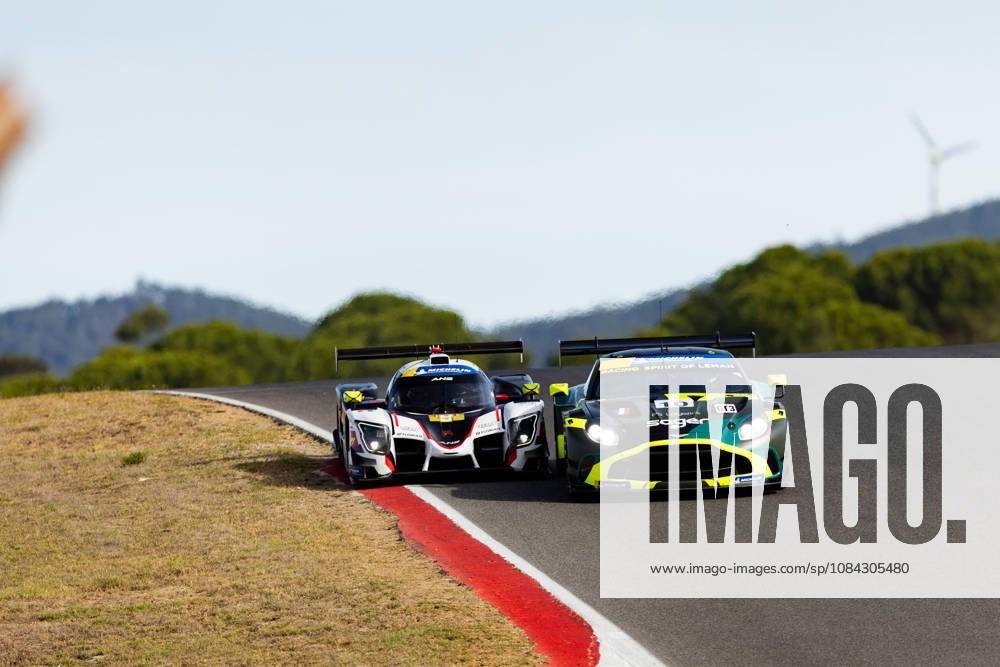 AUTO - MLC 2026 - PORTIMAO 09 IGLESIAS Louis (fra), DODDS Maxwell (gbr), ANS Motorsport, Ligier JS P325 - Toyota, LMP3, action 10 SAGER Philipp (aut), HASSE CLOT Valentin (fra), Racing Spirit of LÃ man, Aston Martin Vantage AMR GT3 Evo, GT3, action crash during the 6th round of the 2026 Michelin Le Mans Cup on the Autodromo Internacional do Algarve from October 8 to 10, 2026 in Portimao, Portugal -