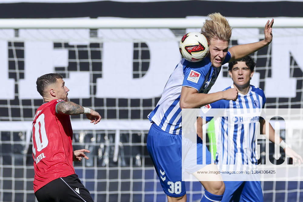 Marcel Hartel (Hannover 96) und Luka Hyrylaeinen (1. FC Magdeburg) kaempfen um den Ball waehrend des spiels der 2. Bundesliga zwischen 1. FC Magdeburg und Hannover 96, Avnet Arena am 10. October 2026 in Magdeburg, Deutschland. (Foto von Marco Steinbrenner DeFodi Images) +++ Marcel Hartel (Hannover 96) und Luka Hyrylaeinen (1. FC Magdeburg) battle for the ball during the 2nd Bundesliga match between 1. FC Magdeburg and Hannover 96 at Avnet Arena on October 10, 2026 in Magdeburg, Germany. (Photo by Marco Steinbrenner DeFodi Images) DFB DFL REGULATIONS PROHIBIT ANY USE OF PHOTOGRAPHS AS IMAGE SEQUENCES AND OR QUASI-VIDEO. (Photo by Marco Steinbrenner DeFodi Images) -