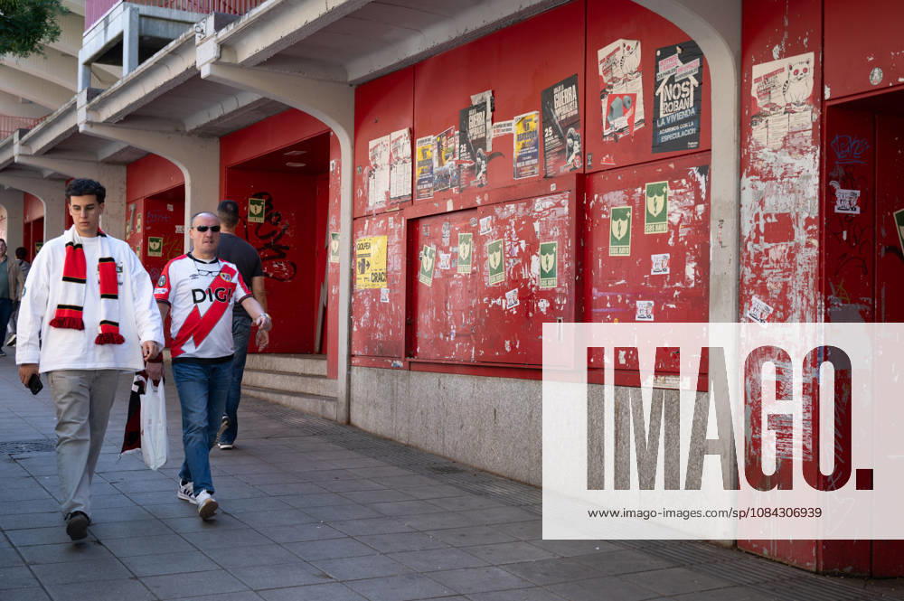 ESP: LaLiga EA Sports Rayo Vallecano v Athletic Club SOS Rayo stickers placed around the Rayo Vallecano stadium during LaLiga EA Sports between Rayo Vallecano v Athletic Club played at Vallecas Stadium in Madrid on October 10, 2026 in Spain Spain Futbol