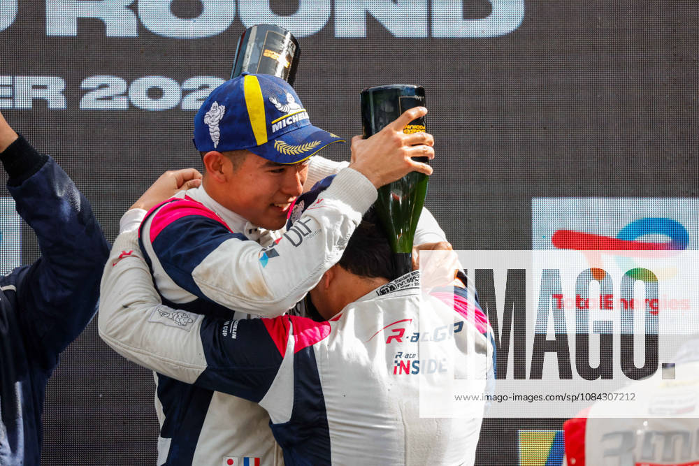 AUTO - MLC 2026 - PORTIMAO 85 FROST Danial (sgp), PEUGEOT Enzo (fra), R-ace GP, Duqueine D09 - Toyota, LMP3, podium, portrait celebration during the 6th round of the 2026 Michelin Le Mans Cup on the Autodromo Internacional do Algarve from October 8 to 10, 2026 in Portimao, Portugal - PortimaoPortugal