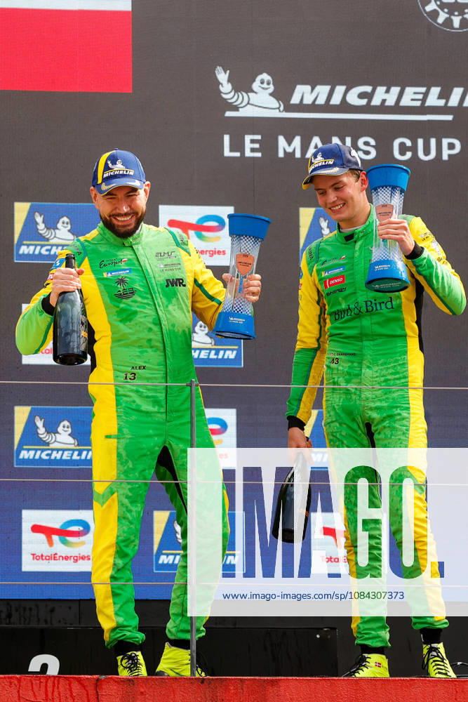 AUTO - MLC 2026 - PORTIMAO 34 BUKHANTSOV Alexander (uae), WINSLOW James (aus), Inter Europol Competition, Ligier JS P325 - Toyota, LMP3 Pro Am, podium, portrait celebration during the 6th round of the 2026 Michelin Le Mans Cup on the Autodromo Internacional do Algarve from October 8 to 10, 2026 in Portimao, Portugal - PortimaoPortugal
