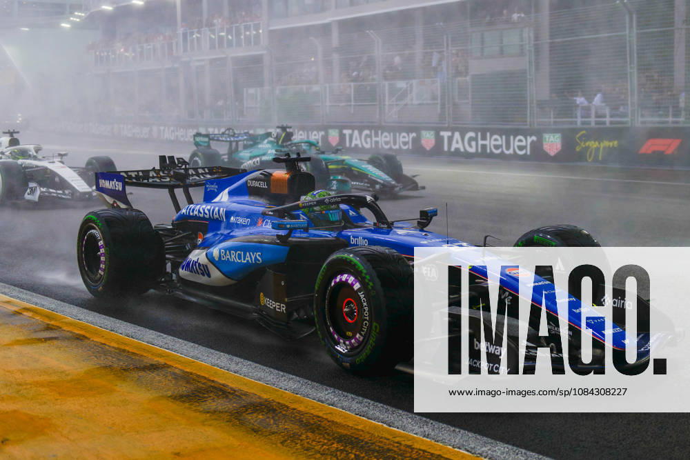10th October 2026; Marina Bay, Singapore; Formula 1, Singapore Grand Prix, Sprint Race and Qualifying Day; Alexander Albon (23) of Thailand and Atlassian Williams F1 Team DavidxAsh