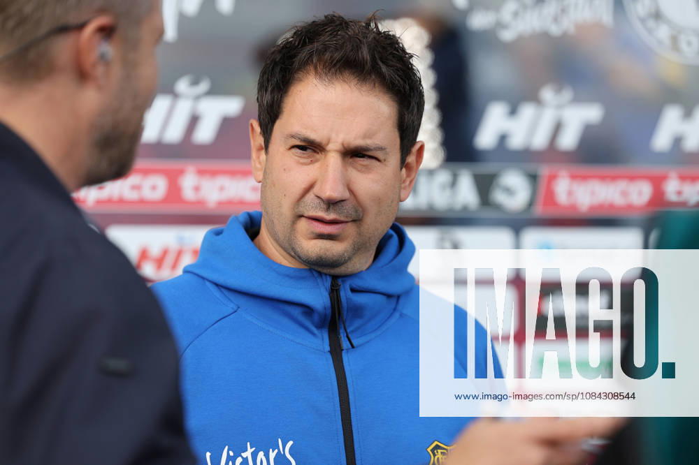 Fußball, SC Fortuna Köln - 1. FC Saarbrücken, 3.Liga, Südstation, 8. Spieltag, Saison 2026 2027: Cheftrainer Argirios Giannikis(1. FC Saarbrücken hc) im Interview DFB regulations prohibit any use of photographs as image sequences and or quasi-video. Nordrhein-Westfalen Deutschland