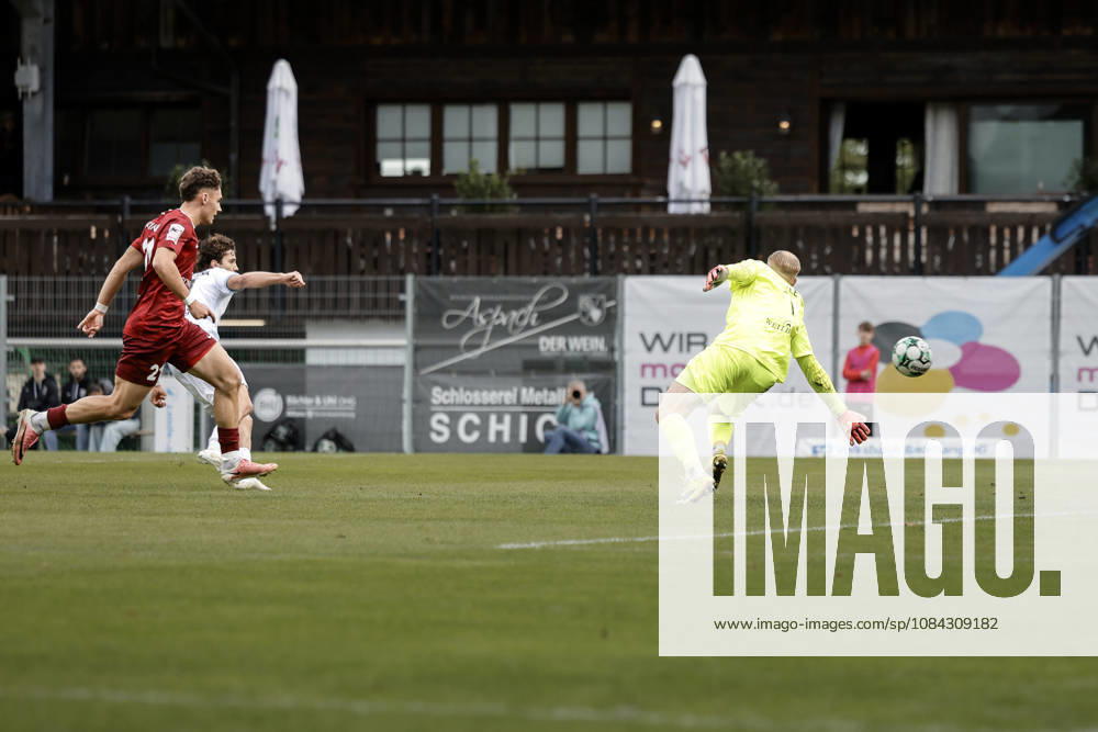 Fussball 3.Liga, SG Sonnenhof Grossaspach - SV Waldhof Mannheim v.l. das 1:1 durch Lovis Bierschenk (SV Waldhof Mannheim, 7)