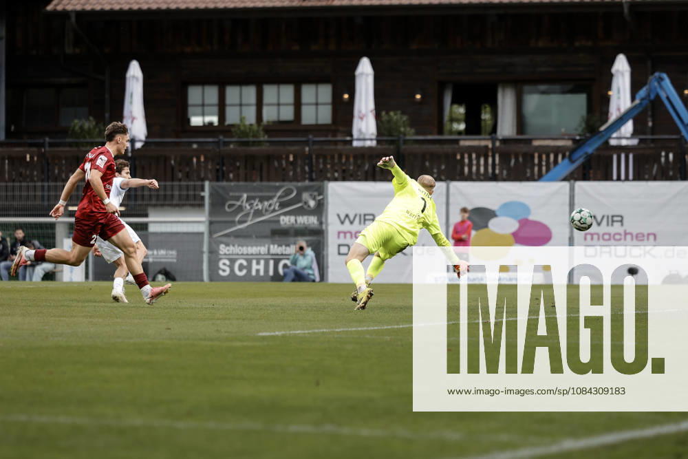 Fussball 3.Liga, SG Sonnenhof Grossaspach - SV Waldhof Mannheim v.l. das 1:1 durch Lovis Bierschenk (SV Waldhof Mannheim, 7)