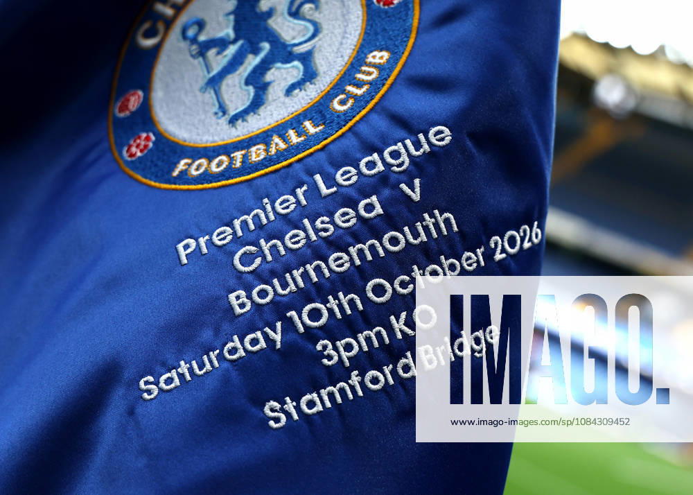 10th October 2026; Stamford Bridge, London, England; Premier League Football, Chelsea versus Bournemouth; Chelsea versus Bournemouth displayed on the corner flag JohnxPatrickxFletcher