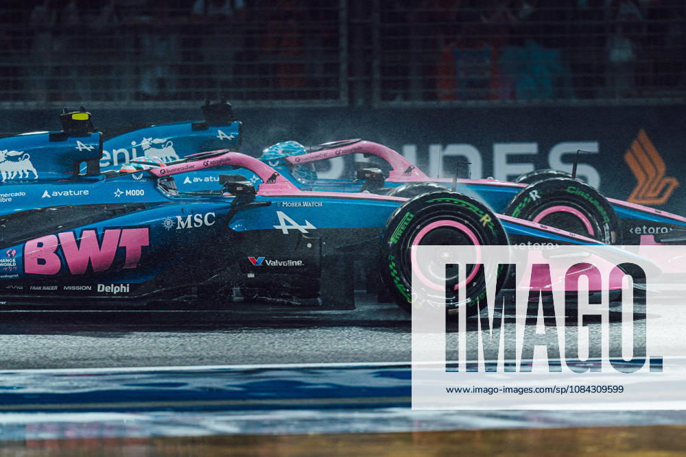 Formula 1 Singapore Airlines Singapore Grand Prix 10Pierre Gasly (BWT Alpine F1 Team, 10) 43Franco Colapinto (BWT Alpine F1 Team, 43) in Sprint Race at the Formula 1 Singapore Airlines Singapore Grand Prix 2026 10 10 2026