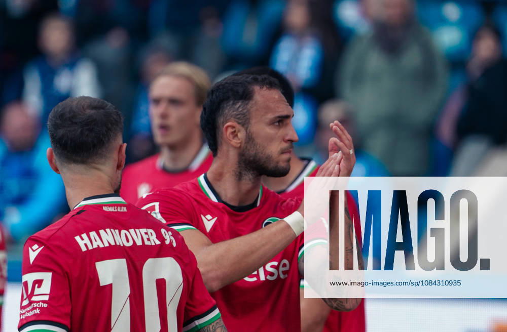 Deutschland: Fussball 2. Bundesliga 2026 2027, 7. Spieltag - 1. FC Magdeburg vs Hannover 96 - Avnet Arena (Magdeburg): Niederlage und Enttäuschung Virgil Ghiţă Virgil Ghita (Hannover 96, 5)