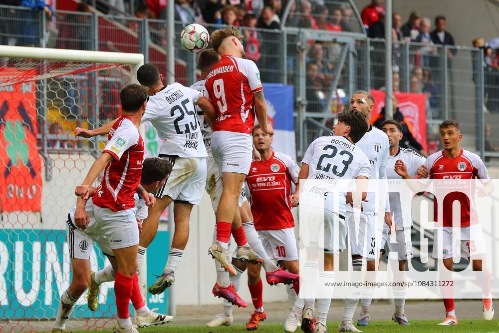 Marvin Lorch, Timur Kesim RWO - 1. FC Bocholt Ort: Oberhausen, Stadion Niederrhein Datum: 10.10.2026 Deutschland NRW Oberhausen