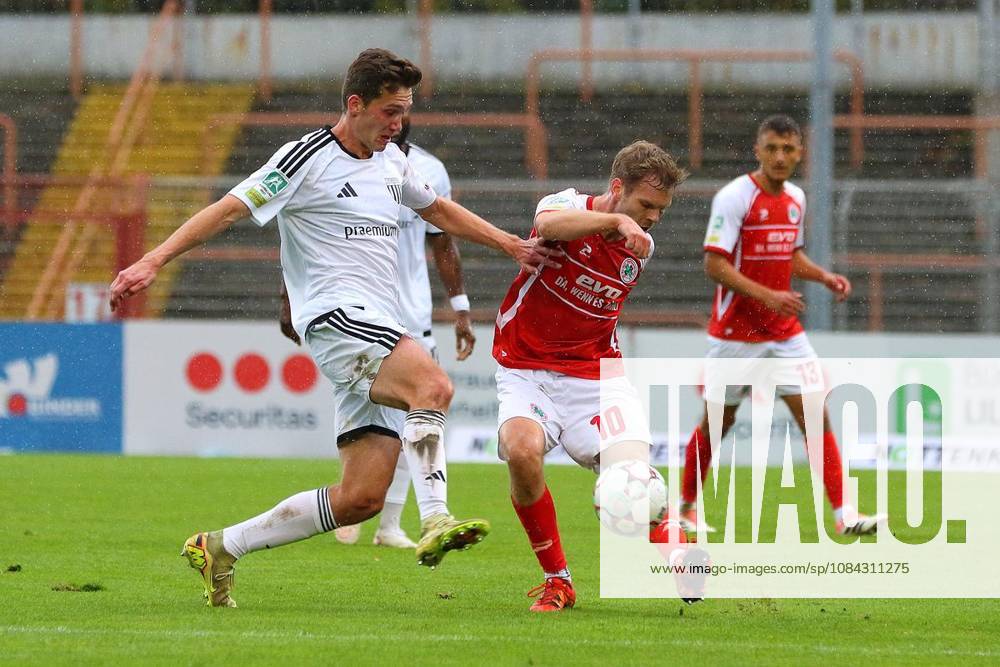 Lennart Garlipp, Luca Schlax RWO - 1. FC Bocholt Ort: Oberhausen, Stadion Niederrhein Datum: 10.10.2026 Deutschland NRW Oberhausen