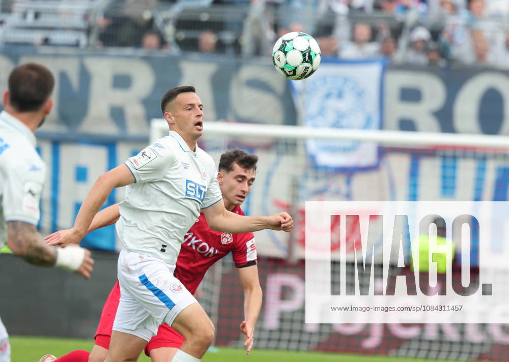 FC Würzburger Kickers- FC Hansa Rostock Würzburg 10.10..2026, Fußball 3.Liga FC Würzburger Kickers - FC Hansa Rostock Kenan Fatkic FC Hansa Rostock Akon Arena Bayern Deutschland