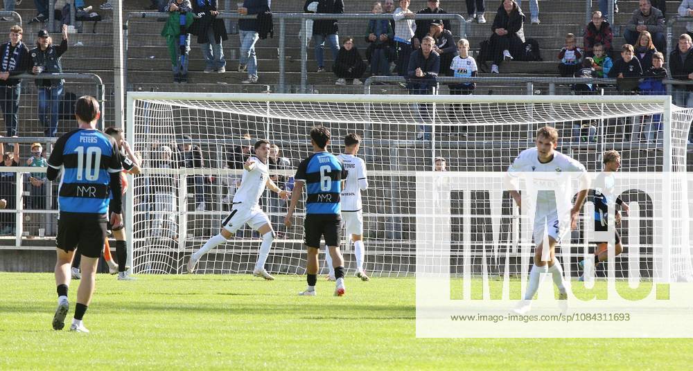 Frankfurt am Main, PSD Bank Arena Regionalliga Südwest Saison 2026 2027 FSV Frankfurt - SV Sandhausen Torjubel nach dem Tor zum 1:2 durch Mert Tasdelen (Sandhausen)