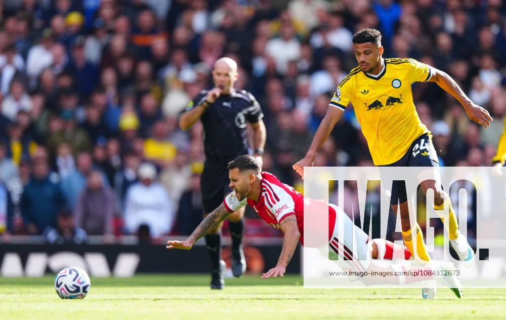 James Justin of Leeds United fouls Bruno Guimaraes of Arsenal Arsenal v Leeds United, Premier League, Football, Emirates Stadium, London, UK - 10 Oct 2026London Emirates Stadium United Kingdom