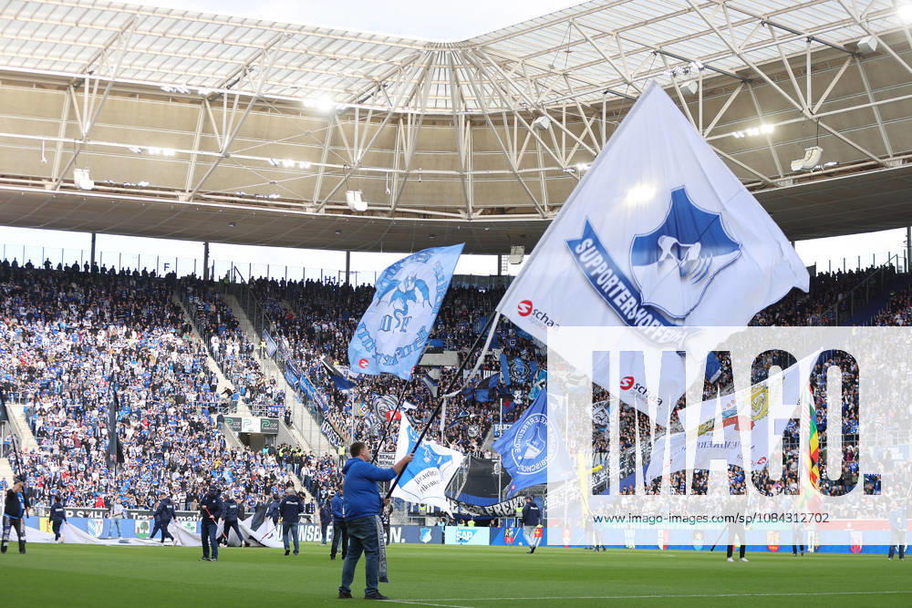 Fussball 1.Bundesliga, TSG 1899 Hoffenheim - Hamburger SV v.l. Stadion innen Sinsheim