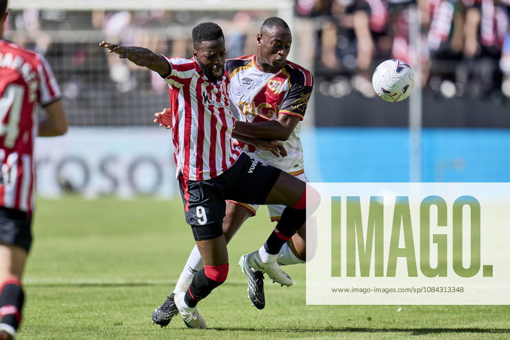 Inaki Williams of Athletic Club in action during the Spanish League, LaLiga EA Sports, football match played between Rayo Vallecano and Athletic Club at Vallecas stadium on October 10, 2026, in Madrid, Spain. Madrid Spain - ZUMAa181 20261010_zaa_a181_018