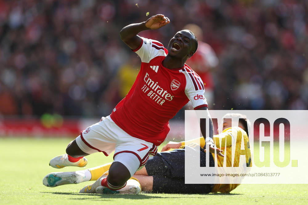 Arsenal v Leeds United 10 October 2026, London - Premier League Football - Arsenal v Leeds United - Tarik Muharemovic of Leeds United fouls Bukayo Saka of Arsenal - Photo: Charlotte Wilson Offside. London UK