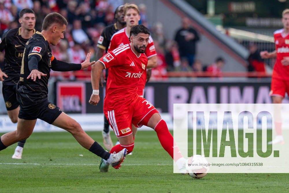 Deutschland: Fussball 1. Bundesliga, 5. Spieltag 2026 2027, 1.FC Union Berlin - SV Elversberg am 10.10.2026 in Berlin (Stadion An der Alten Försterei): Kastriot Imeri (1. FC Union Berlin, 30) am Ball