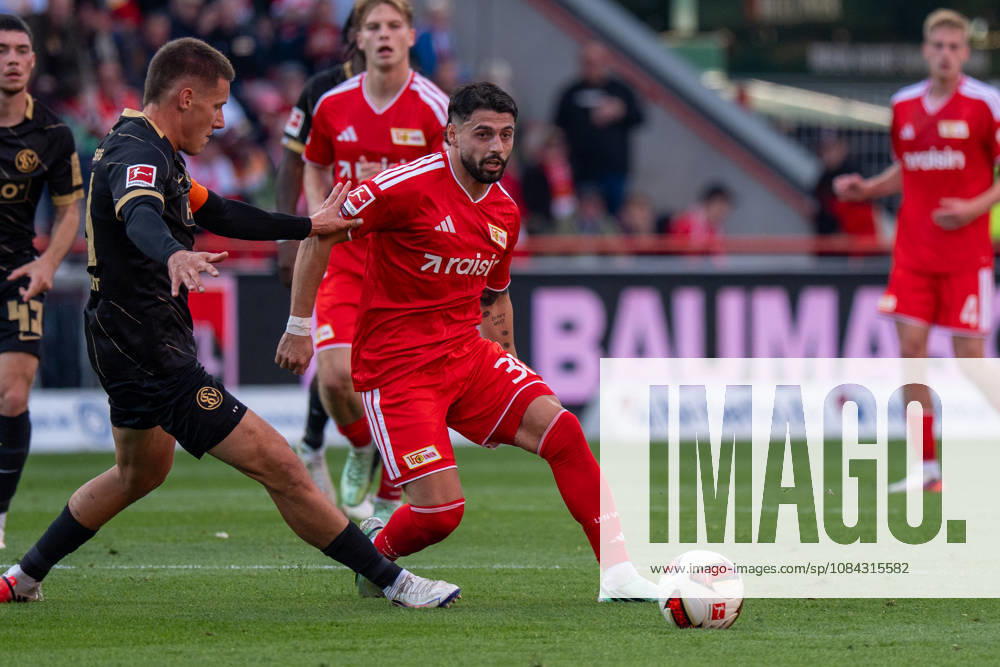 Deutschland: Fussball 1. Bundesliga, 5. Spieltag 2026 2027, 1.FC Union Berlin - SV Elversberg am 10.10.2026 in Berlin (Stadion An der Alten Försterei): Kastriot Imeri (1. FC Union Berlin, 30) am Ball