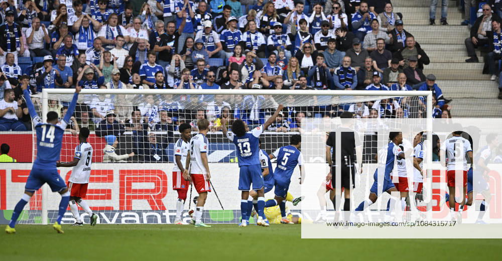 TOR zum 1:1 Fisnik Asllani TSG 1899 Hoffenheim (11) Torjubel TSG 1899 Hoffenheim vs Hamburger SV HSV 10.10.2026 DFL REGULATIONS PROHIBIT ANY USE OF PHOTOGRAPHS AS IMAGE SEQUENCES AND OR QUASI-VIDEO TSG 1899 Hoffenheim vs Hamburger SV HSV