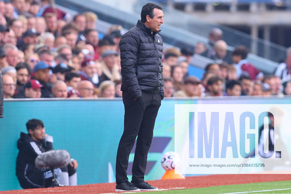 Aston Villa v Brentford, Premier League Aston Villa manager Unai Emery during the Aston Villa v Brentford Premier League match at Villa Park, Birmingham, England on 10 October 2026 Credit: Ryan Crockett Every Second Media Editorial use only. All images are copyright Every Second Media Limited. No images may be reproduced without prior permission. All rights reserved. Premier League and Football League images are subject to licensing agreements with Football DataCo Limited. see https: www.football-dataco.com