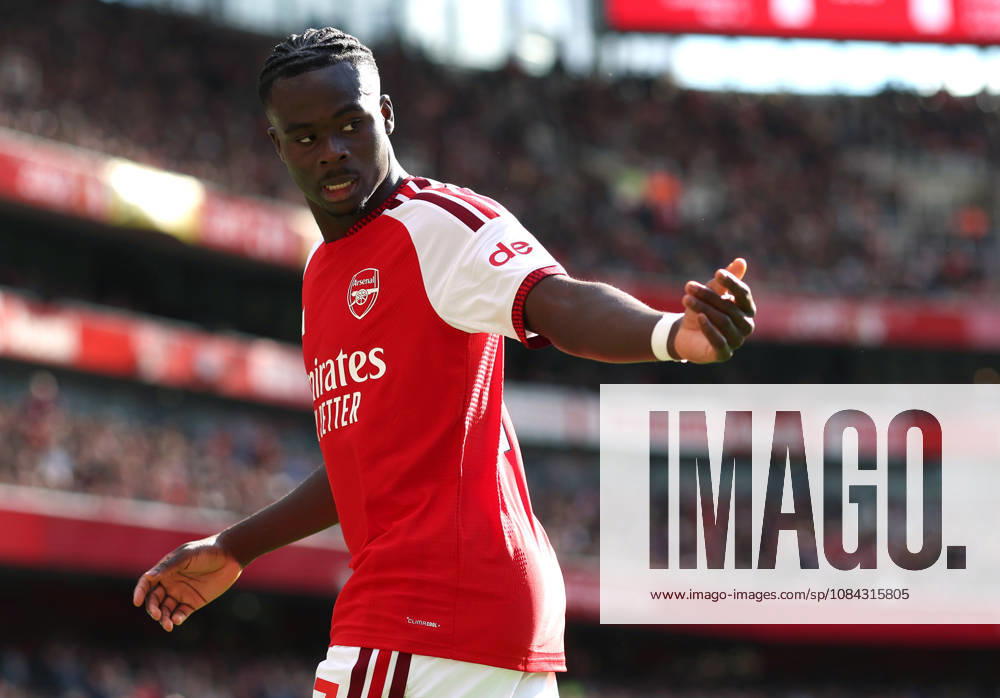 Arsenal v Leeds United 10 October 2026, London - Premier League Football - Arsenal v Leeds United - Bukayo Saka of Arsenal - Photo: Charlotte Wilson Offside. London UK