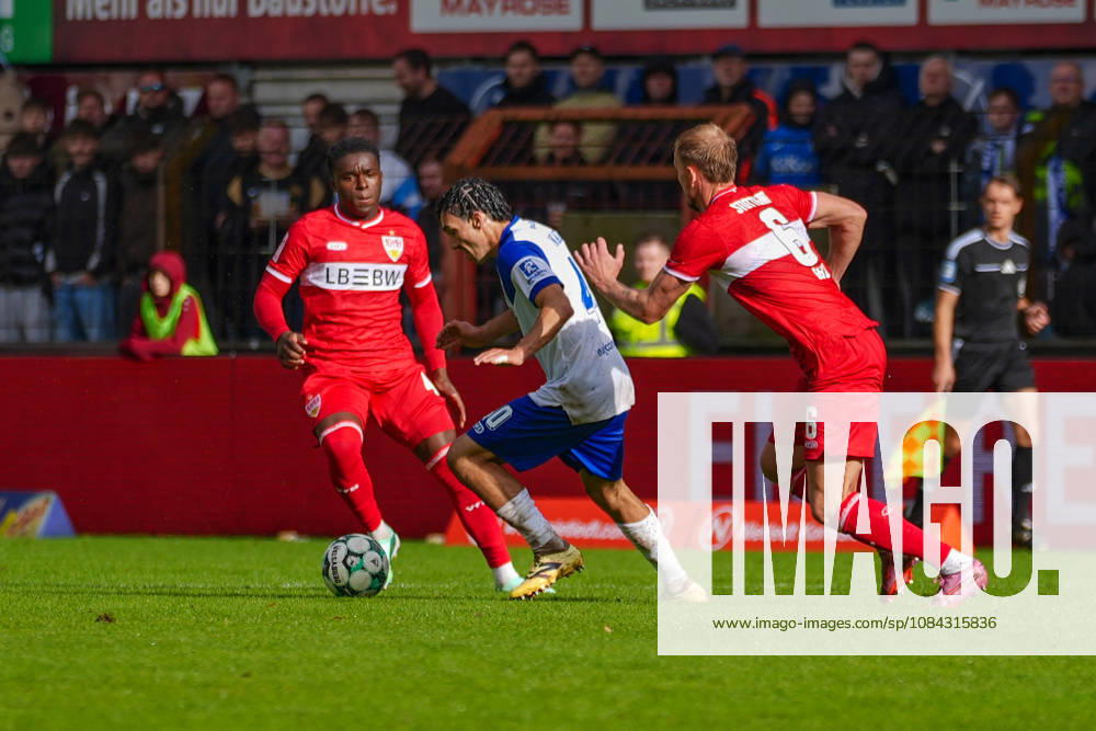 Deutschland: Fussball, 3. Liga, 8. Spieltag, Hänsch-Arena, Meppen, Emsland, Niedersachsen, SV Meppen vs. VfB Stuttgart U21, U 21 VfB Stuttgart II: Niclas Nadj (SV Meppen, 40)