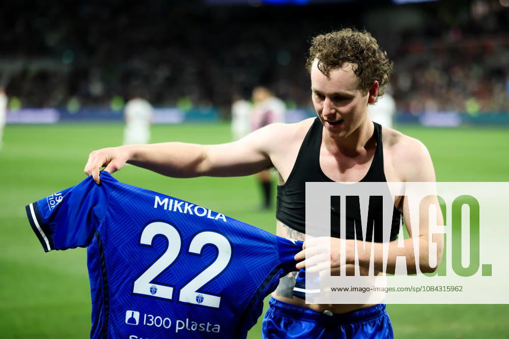 MELBOURNE, AUSTRALIA - OCTOBER 10: Maximillian Mikkola celebrates scoring in the Australia Cup Final match between South Melbourne FC and Melbourne Victory FC at AAMI Park on October 10, 2026 in Melbourne, Austr0alia. South Melbourne FC V Melbourne Victory FC - Australia Cup 2026 Final - ZUMAp121 20261010_zsp_p121_039