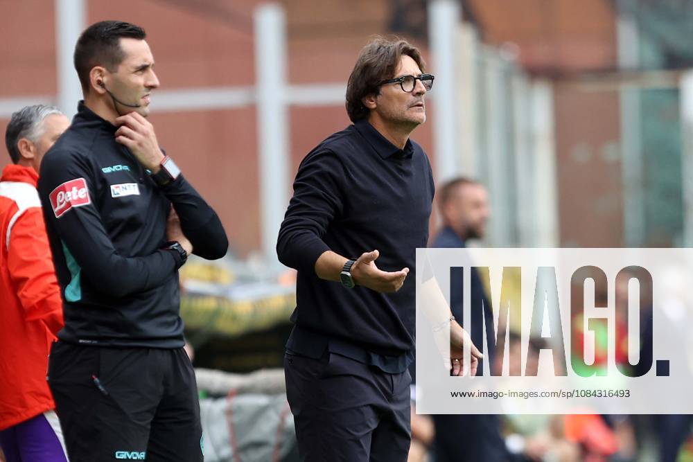 Foto IPP ACGE Genova 10 10 2026 Campionato Serie A 2025 2026 Genoa-Fiorentina nella foto: Paolo Vanoli Italy Photo Press World Copyright Genova italy Italia ITALY
