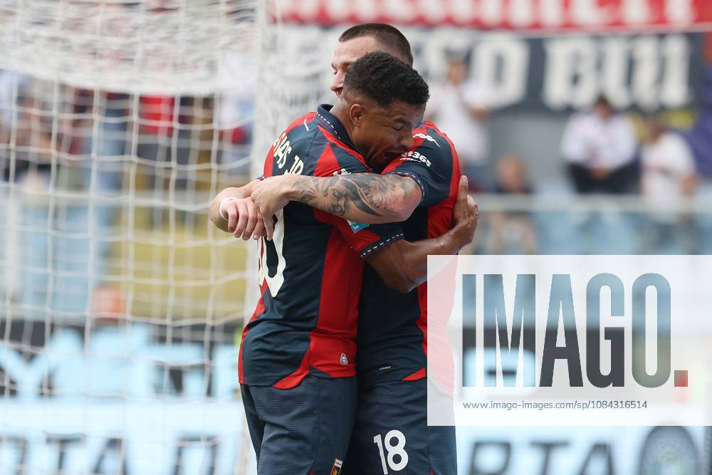 Foto IPP ACGE Genova 10 10 2026 Campionato Serie A 2025 2026 Genoa-Fiorentina nella foto: Junior Walter Messias esulta dopo il gol del 2-0 Italy Photo Press World Copyright Genova italy Italia ITALY
