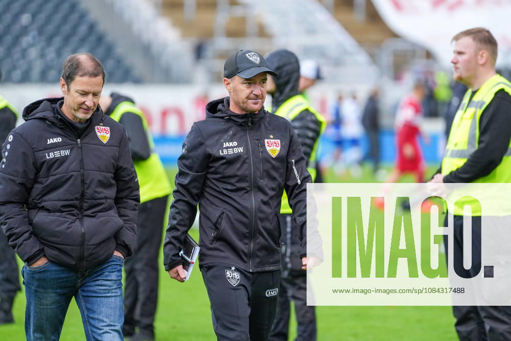 Deutschland: Fussball, 3. Liga, 8. Spieltag, Hänsch-Arena, Meppen, Emsland, Niedersachsen, SV Meppen vs. VfB Stuttgart U21, U 21 VfB Stuttgart II: Nico Willig (Trainer, VfB Stuttgart U21)