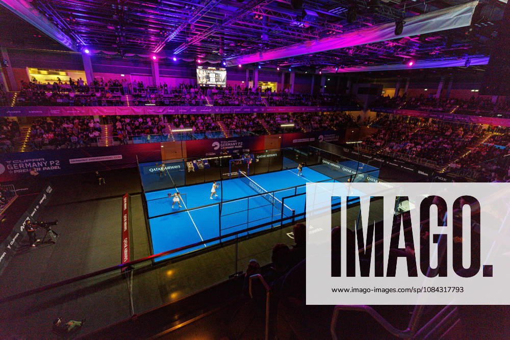 DÜSSELDORF, GERMANY - 10 OCTOBER 2026: Image shows overview of the CUPRA Germany Premier Padel P2 2026 Center Court in CASTELLO Düsseldorf during CUPRA Germany Premier Padel P2 2026 Day 7: Semifinals at CASTELLO Düsseldorf on 10 10 2026 in Düsseldorf, Germany. Germany