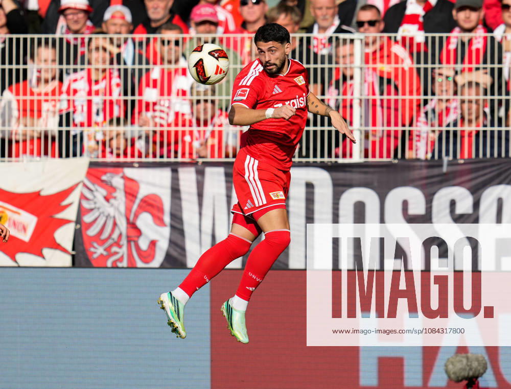 Kastriot Imeri (1. FC Union Berlin, 30) koepft den Ball. GER, 1.FC Union Berlin vs SV Elversberg, 1. Bundesliga, 5. Spieltag, Saison 2026-27, Stadion An der Alten Foersterei, Berlin, 10.10.2026 DFL REGULATIONS PROHIBIT ANY USE OF PHOTOGRAPHS AS IMAGE SEQUENCES AND OR QUASI-VIDEO 1.FC Union Berlin vs SV Elversberg, 1. Bundesliga, 5. Spieltag, Saison 2026-27, 10.10.2026 Berlin