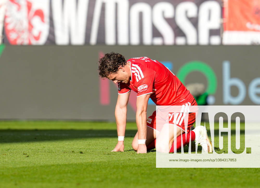Tim Skarke (1. FC Union Berlin, 21) reagiert nach einer vergebenen Chance. GER, 1.FC Union Berlin vs SV Elversberg, 1. Bundesliga, 5. Spieltag, Saison 2026-27, Stadion An der Alten Foersterei, Berlin, 10.10.2026 DFL REGULATIONS PROHIBIT ANY USE OF PHOTOGRAPHS AS IMAGE SEQUENCES AND OR QUASI-VIDEO 1.FC Union Berlin vs SV Elversberg, 1. Bundesliga, 5. Spieltag, Saison 2026-27, 10.10.2026 Berlin