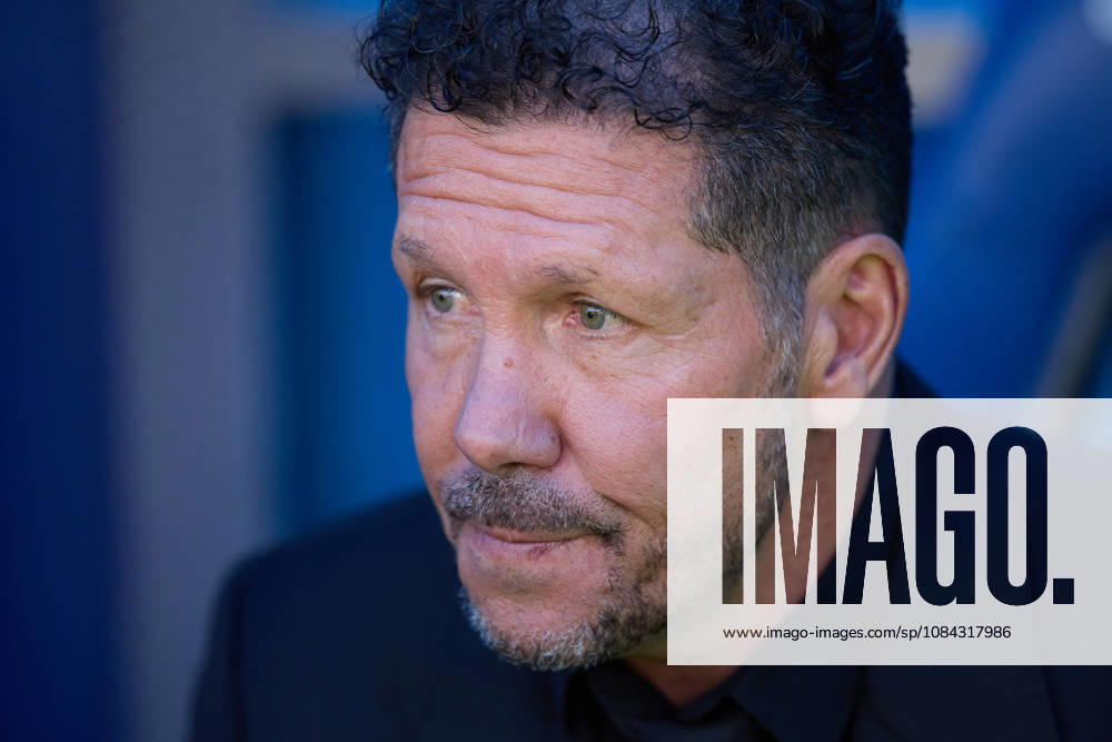 Diego Pablo Cholo Simeone head coach of Atletico de Madrid looks on during the LaLiga EA Sports match between Deportivo Alaves and Atletico de Madrid at Mendizorrotza on October 10, 2026, in Vitoria, Spain. Vitoria Spain - ZUMAa181 20261010_zaa_a181_030