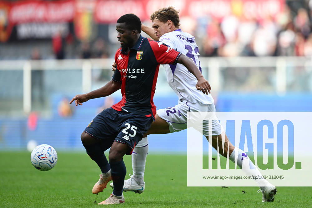 Mg Genova 10 10 2026 - campionato di calcio serie A Genoa-Fiorentina foto Matteo Gribaudi Image nella foto: Hamed Traore-Mateo Pellegrino