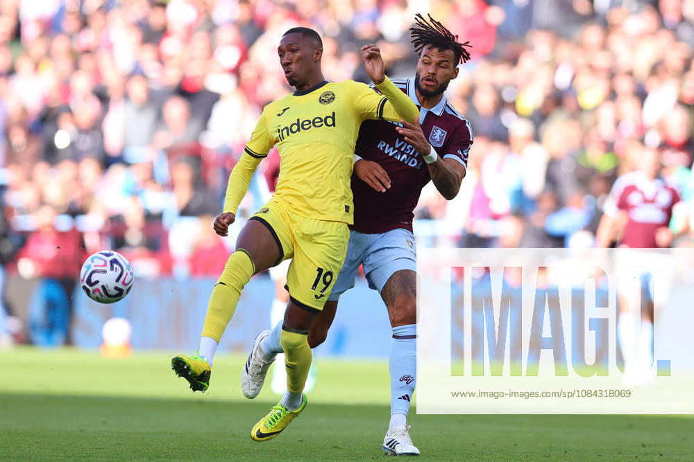 Aston Villa v Brentford, Premier League Jaidon Anthony of Brentford FC and Tyrone Mings of Aston Villa battle for possession during the Aston Villa v Brentford Premier League match at Villa Park, Birmingham, England on 10 October 2026 Credit: Ryan Crockett Every Second Media Editorial use only. All images are copyright Every Second Media Limited. No images may be reproduced without prior permission. All rights reserved. Premier League and Football League images are subject to licensing agreements with Football DataCo Limited. see https: www.football-dataco.com