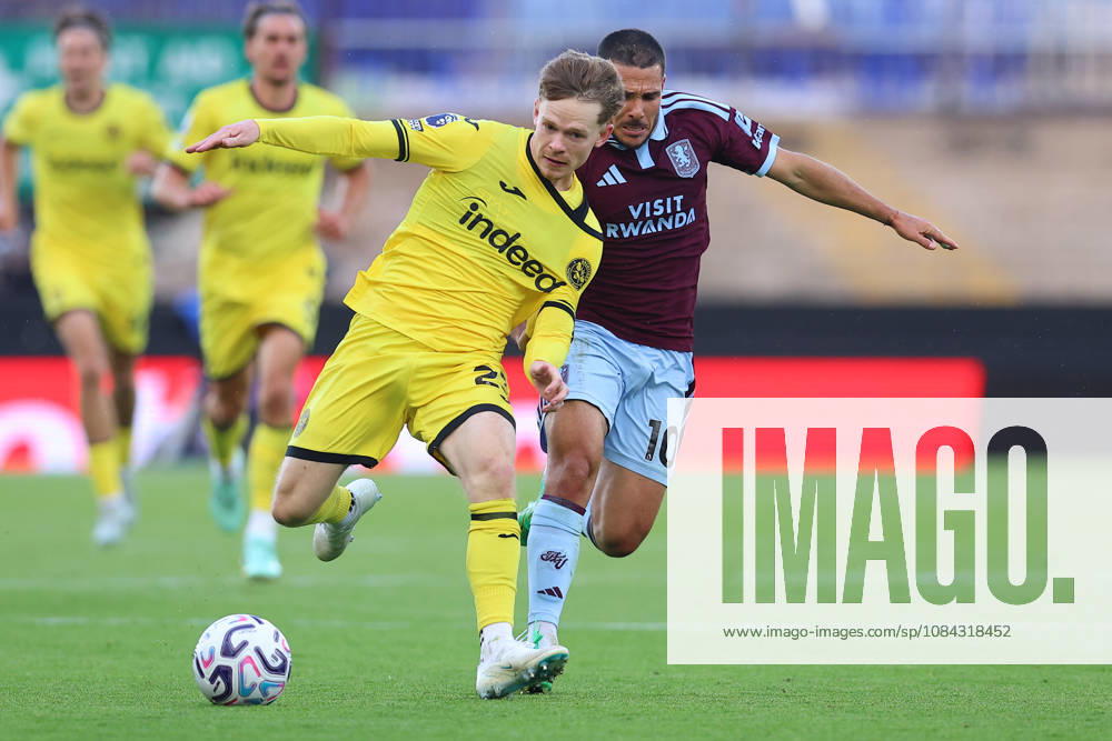 Aston Villa v Brentford, Premier League Keane Lewis-Potter of Brentford FC and Emiliano Buendia of Aston Villa battles for possession during the Aston Villa v Brentford Premier League match at Villa Park, Birmingham, England on 10 October 2026 Credit: Ryan Crockett Every Second Media Editorial use only. All images are copyright Every Second Media Limited. No images may be reproduced without prior permission. All rights reserved. Premier League and Football League images are subject to licensing agreements with Football DataCo Limited. see https: www.football-dataco.com