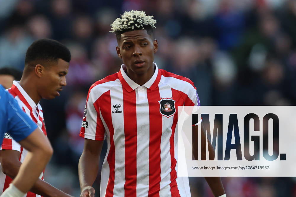 10th October 2026; Stadium of Light, Sunderland, England; Premier League Football, Sunderland versus Brighton and Hove Albion; Nilson Angulo of Sunderland DavexLofthouse