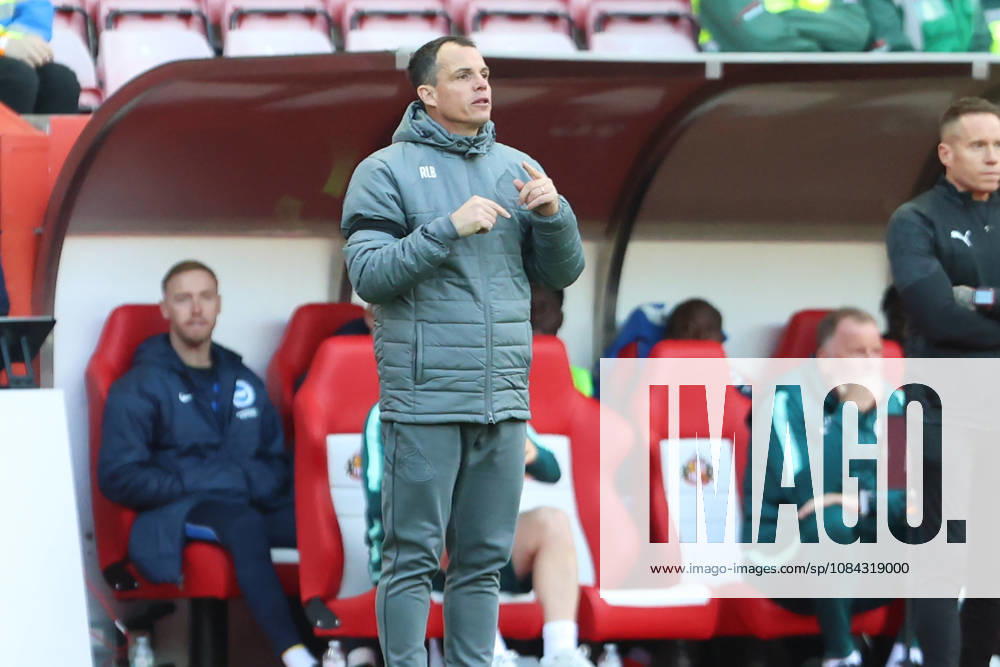 10th October 2026; Stadium of Light, Sunderland, England; Premier League Football, Sunderland versus Brighton and Hove Albion; Sunderland manager Regis Le Bris DavexLofthouse