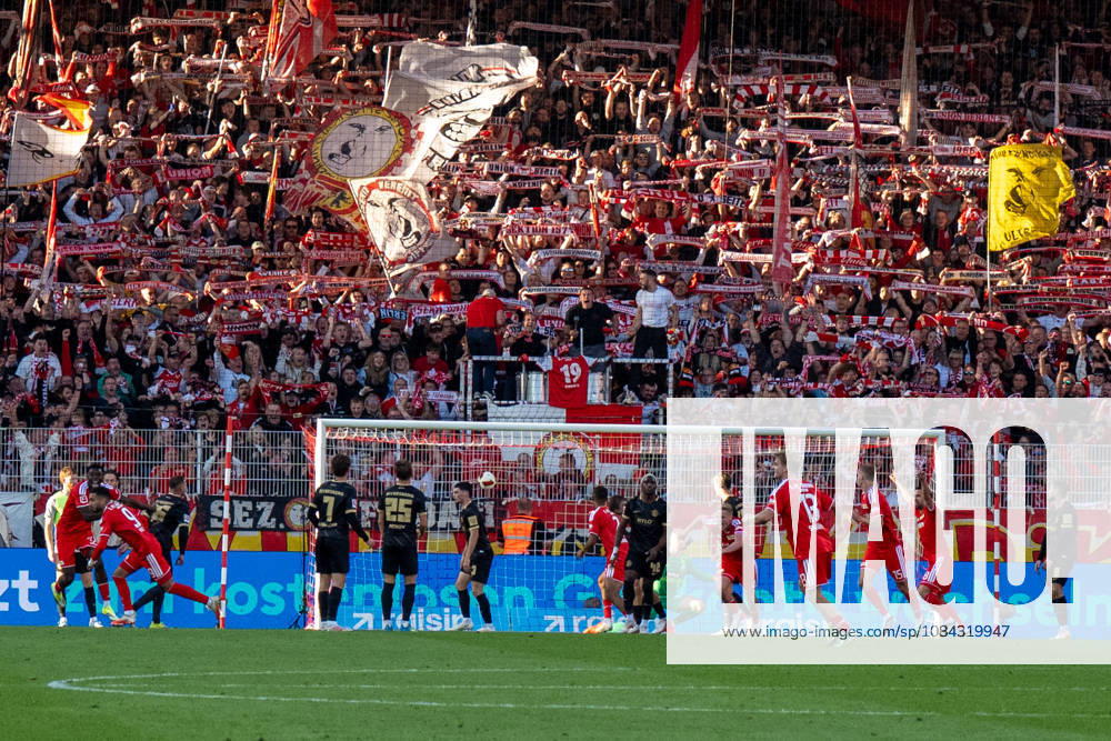 Deutschland: Fussball 1. Bundesliga, 5. Spieltag 2026 2027, 1.FC Union Berlin - SV Elversberg am 10.10.2026 in Berlin (Stadion An der Alten Försterei): Tor zum 1:0 Livan Burcu (1. FC Union Berlin, 9)