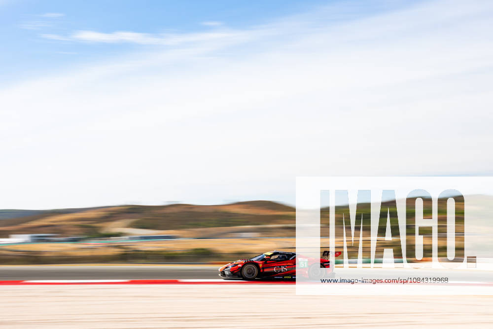AUTO - ELMS - 4 HOURS OF PORTIMAO 2026 51 SAMANI Charles-Henri (fra), LAURSEN Conrad (den), RIGON Davide (ita), AF Corse, Ferrari 296 LMGT3 Evo, LMGT3, action during the 4 Hours of Portimao 2026, 6th round of the 2026 European Le Mans Series on the Autodromo Internacional do Algarve from October 8 to 10, 2026 in Portimao, Portugal -