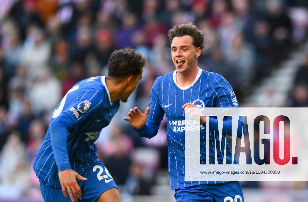 Maxim De Cuyper of Brighton & Hove Albion celebrates scoring their first goal Sunderland v Brighton & Hove Albion, Premier League, Football, Stadium of Light, Sunderland, UK - 10 Oct 2026Sunderland Stadium of Light United Kingdom