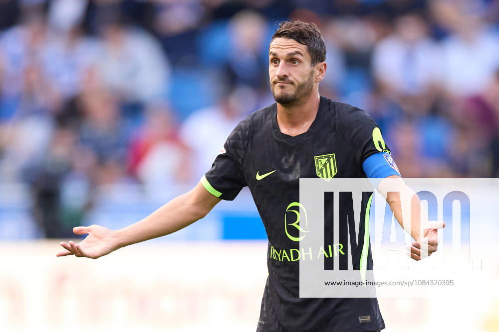 Koke Resurreccion of Atletico de Madrid reacts during the LaLiga EA Sports match between Deportivo Alaves and Atletico de Madrid at Mendizorrotza on October 10, 2026, in Vitoria, Spain. Vitoria Spain - ZUMAa181 20261010_zaa_a181_041