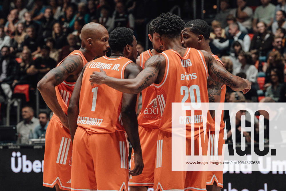 EasyCredit Basketball Bundesliga, 5. Spieltag, Niners Chemnitz -Bayern München 10.10.2026 ab 16:00 Uhr Chemnitz, Chemnitz Arena Im Foto: Team Niners Chemnitz easyCredit Basketball Bundesliga, 5. Spieltag, Niners Chemnitz - Bayern München Chemnitz Sachsen Deutschland