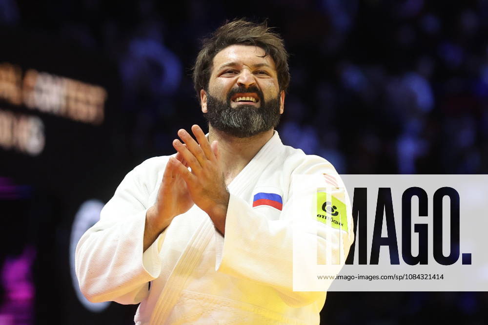 AZERBAIJAN, BAKU - OCTOBER 10, 2026: Russia s Inal Tasoev appears in his heavyweight bout during the 2026 World Judo Championships at the National Gymnastics Arena. Mikhail Sinitsyn TASS 99048548