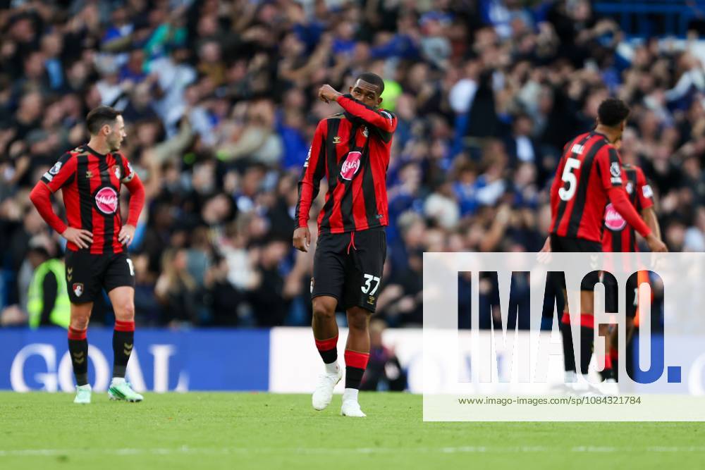 Rayan of AFC Bournemouth dejected after Jordan Henderson of Chelsea (not pictured) scores his team s fifth goal of the match Chelsea v AFC Bournemouth, Premier League, Football, Stamford Bridge, London, UK, 10 10 2026, England - 10 Oct 2026London Stamford Bridge England United Kingdom
