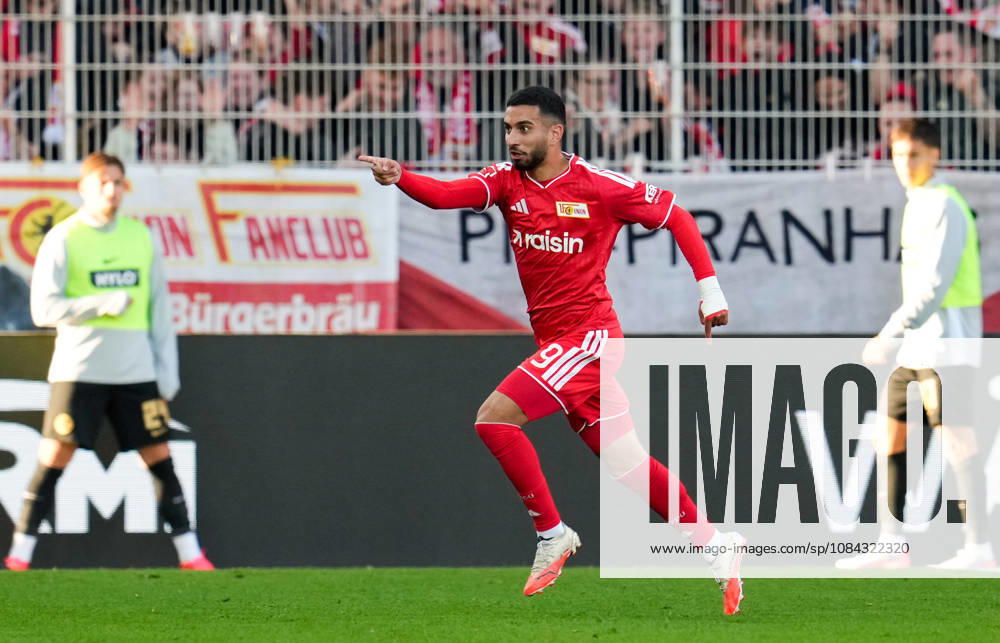 Livan Burcu (1. FC Union Berlin, 9) jubelt nach seinem Tor. GER, 1.FC Union Berlin vs SV Elversberg, 1. Bundesliga, 5. Spieltag, Saison 2026-27, Stadion An der Alten Foersterei, Berlin, 10.10.2026 DFL REGULATIONS PROHIBIT ANY USE OF PHOTOGRAPHS AS IMAGE SEQUENCES AND OR QUASI-VIDEO 1.FC Union Berlin vs SV Elversberg, 1. Bundesliga, 5. Spieltag, Saison 2026-27, 10.10.2026 Berlin