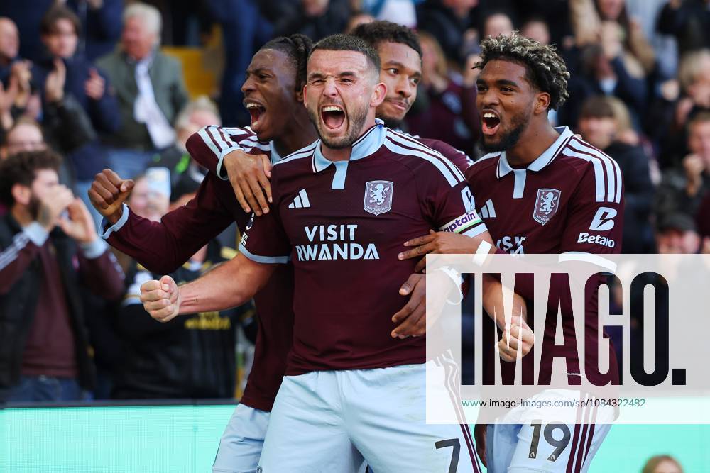 John McGinn of Aston Villa celebrates scoring a goal to make it 2-1 Aston Villa v Brentford, Premier League, Football, Villa Park, Birmingham, UK - 10 Oct 2026Birmingham Villa Park United Kingdom