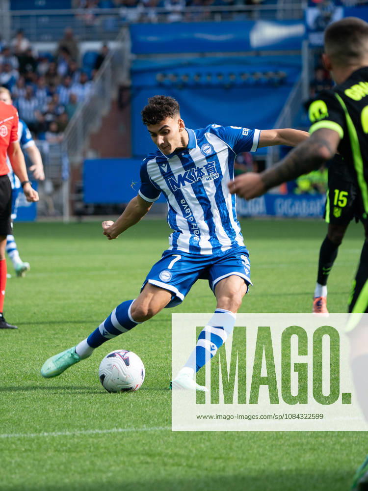 ESP: LaLiga EA Sports Deportivo Alaves v Atletico Madrid Angel Perez of Deportivo Alaves during LaLiga EA Sports between Deportivo Alaves v Atletico Madrid played at Mendizorroza Stadium in Vitoria-Gasteiz on October 10, 2026 in Spain VITORIA GASTEIZ Spain Futbol
